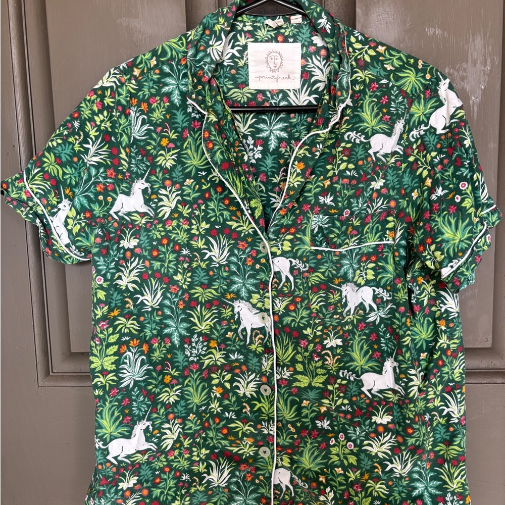 Printfresh Unicorn’s Garden Short PJ set